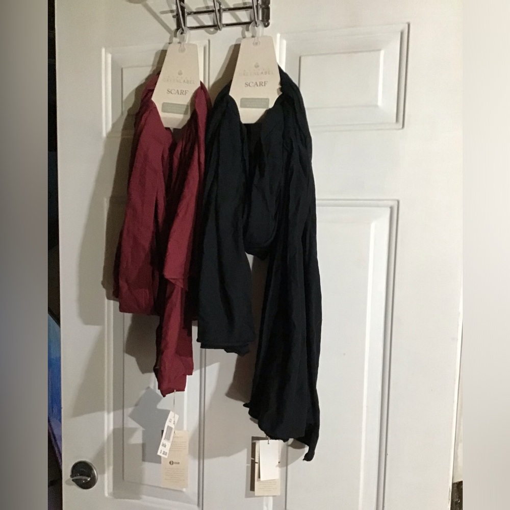 Green label sustainable 100% cotton scarfs